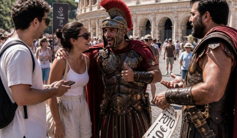 avoid-tourist-traps-Rome-gladiator